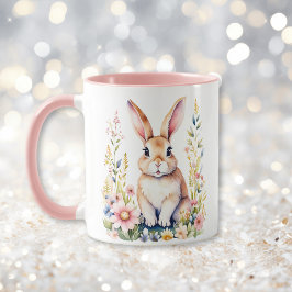 Vintager Osterhase Personalisiert Tasse