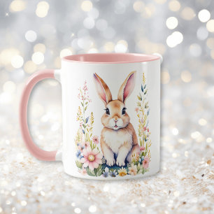 Vintager Osterhase Personalisiert Tasse