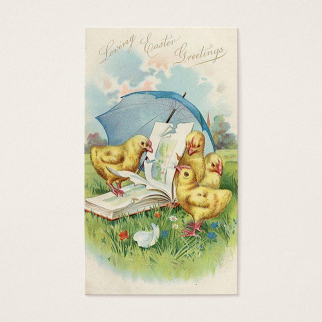 Vintager Osterurlaub Mini Doodles (Vorderseite)