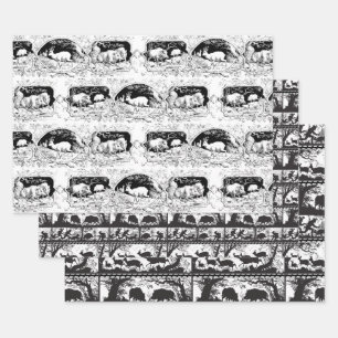 Vintager Outdoorsman Geschenkpapier Set