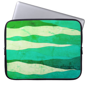 Vintager Ozean-Grüner Laptop-Sieb Laptopschutzhülle