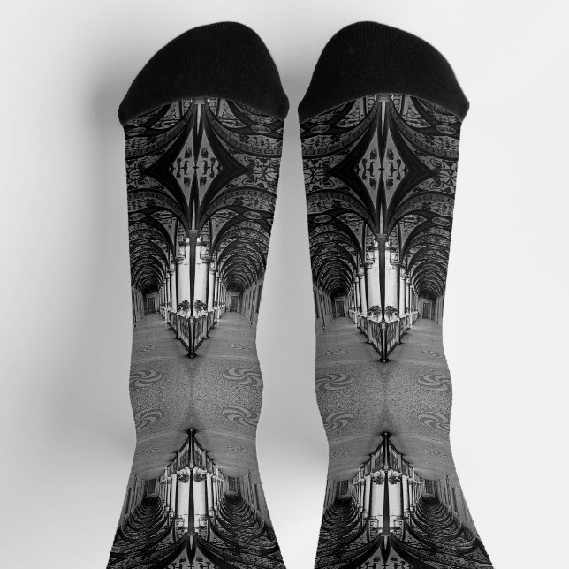Vintager Palast des Monaco Prince Socken (Oben)