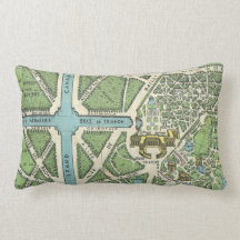 Vintager Palast von Versailles-Karte