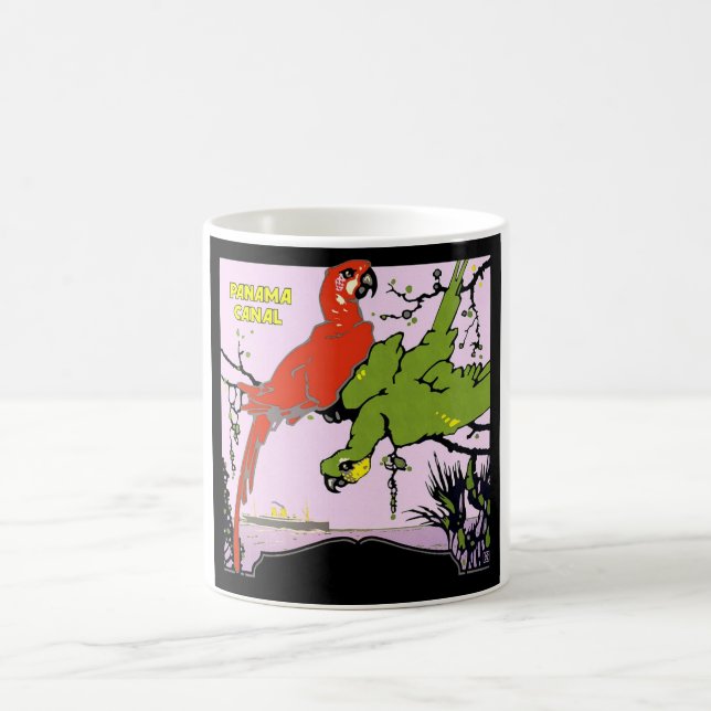 Vintager Panamakanal Kaffeetasse (Mittel)