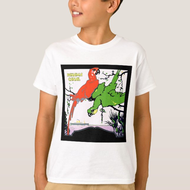 Vintager Panamakanal T-Shirt (Vorderseite)