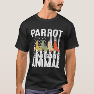 Vintager Papagei ist mein Spirit Animal Lover T-Shirt