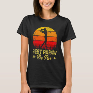 Vintager Papaw by Par Daddy Vatertag Golf T-Shirt
