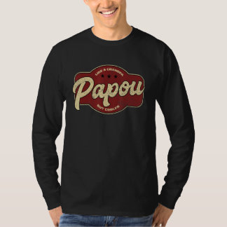 Vintager Papou wie ein Opa, aber Cooler T-Shirt