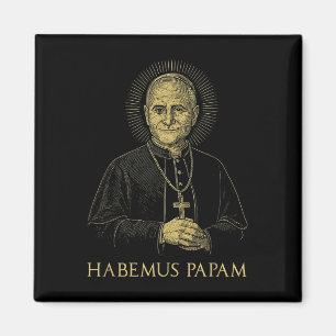 Vintager Papst Leo Xiv Halo Cross Habemus Papam Ro Magnet