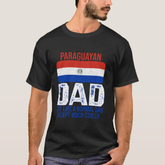 Vintager paraguayischer Vater Paraguay Flagge für T-Shirt