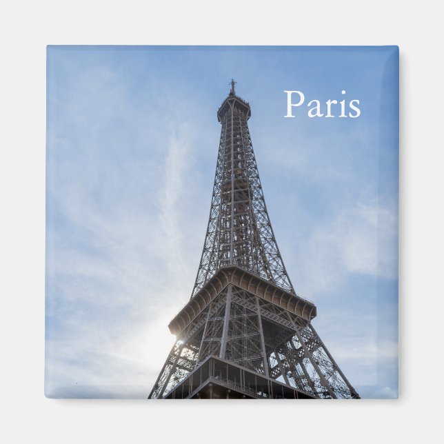Vintager Paris Tourismus Magnet (Vorne)