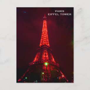 Vintager Paris Tourismus Postkarte