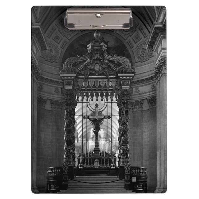 Vintager Pariser Kapellaltar St. James Palace Klemmbrett (Vorderseite)