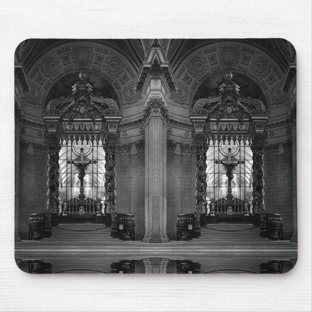 Vintager Pariser Kapellaltar St James Palace M Mousepad (Vorne)