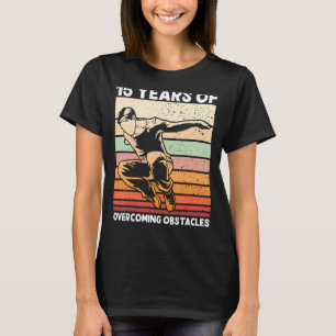 Vintager Parkplatz 15. Geburtstag 15 Jahre alter K T-Shirt