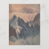 Vintager Pastellgletscher zeichnend unheimlicher B