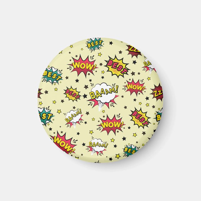 Vintager Patch für Girls Boys Magnet (Vorne)