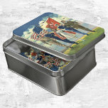 Vintager Patrioter, stolzer Militärangehöriger Puzzle<br><div class="desc">Vintage Illustration Patriotismus Amerikanische Unabhängigkeitstag Urlaubsplanung mit Mitarbeitern aus mehreren militärischen Zweigen marschieren in einer Linie mit einer amerikanischen Flagge mit Flugzeugen im Himmel. Diese stolzen patriotischen Nationalhelden helfen,  unsere große Nation,  die Vereinigten Staaten,  zu schützen. Nutzen Sie die Hilfe zum Unabhängigkeitstag (4. Juli),  Gedenktag oder Veteranentag.</div>