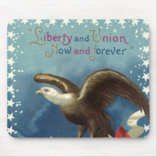 Vintager Patriotischer Amerikanische Unabhängigkei Mousepad