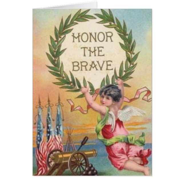 Vintager patriotischer Engel (Vorne)