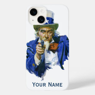 Vintager Patriotischer Onkel Sam mit Star Hat und  Case-Mate iPhone Hülle