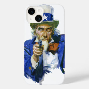 Vintager Patriotischer Onkel Sam mit Star Hat und  Case-Mate iPhone 14 Hülle