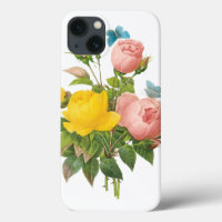 Vintager Perser Gelber Rosentee Rose von Redoute