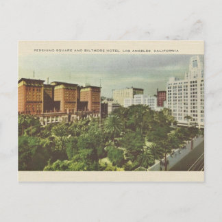 Vintager Pershing Square Los Angeles Postkarte