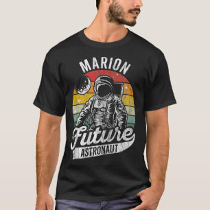 Vintager Personalisierter Marion Future Astronaut T-Shirt