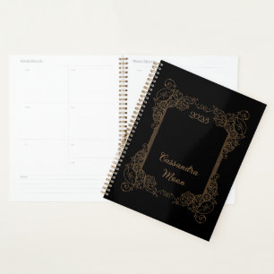 Vintager Personalisierter romantischer Steampunk - Planer