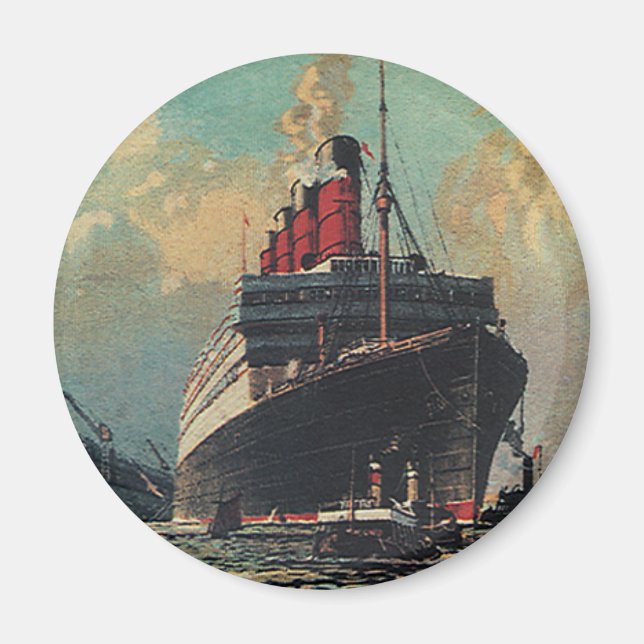 Vintager Personenverkehr im Hafen Magnet (Vorne)