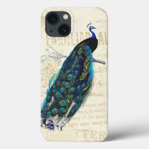 Vintager Pfau iPhone 13 Hülle
