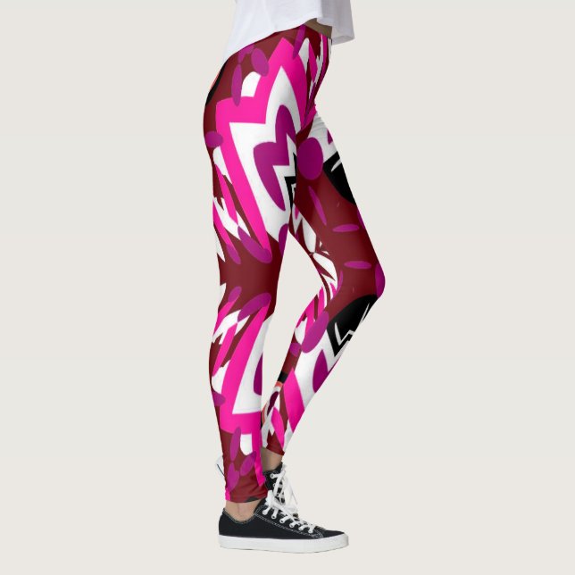 Vintager Pfau Leggings (Rechts)