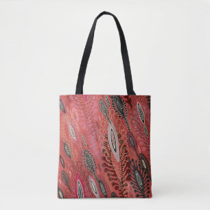 Vintager Pfau Rotes Dekorationsmuster Nahtloses Mu