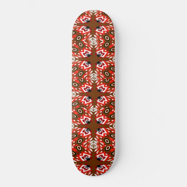 Vintager Pfau Skateboard (Vorderseite)