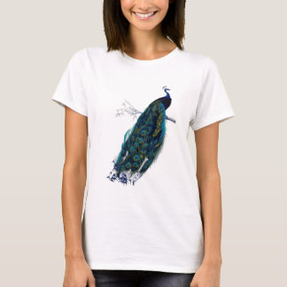 Vintager Pfau T-Shirt