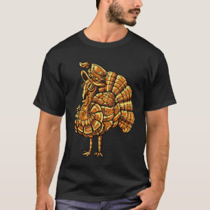 Vintager Pfauenvogel T-Shirt