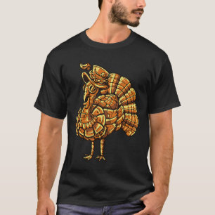 Vintager Pfauenvogel T-Shirt