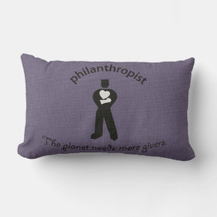 Vintager Philanthrope Lumbar Pillow Lendenkissen