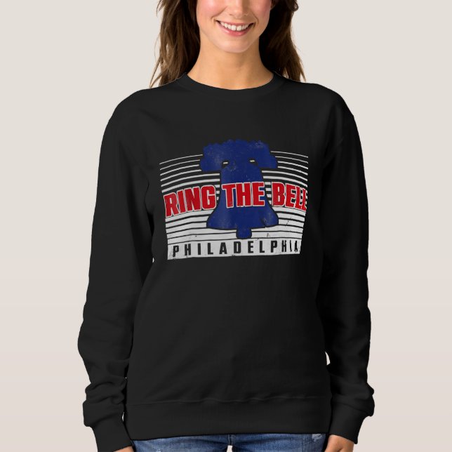 Vintager Philly Ring The Bell Philadelphia Basebal Sweatshirt (Vorderseite)