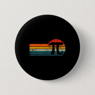 Vintager Pi Day Mathematik Pun Mathematik Symbol P Button