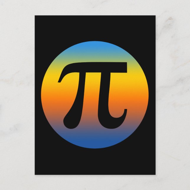VINTAGER PI-TAG POSTKARTE (Vorderseite)