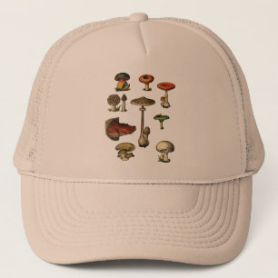 Vintager Pilz-Hut Truckerkappe