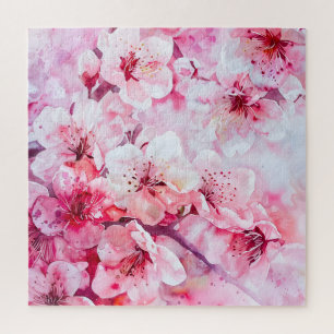 Vintager Pink-Pink-Petal-Blossom Puzzle