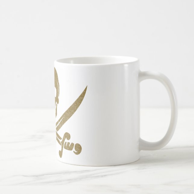 Vintager Pirat Tasse (Rechts)