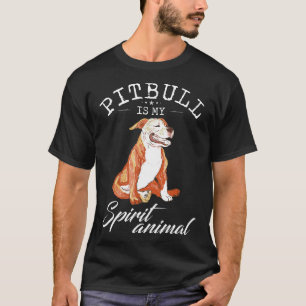 Vintager Pitbull ist mein Geist, Tier Funny Pit Bu T-Shirt