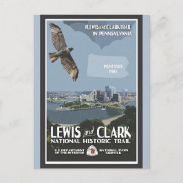 Vintager Pittsburgh Pennsylvania Nationalpark Postkarte