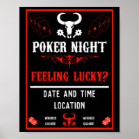 Vintager Poker Night Poster