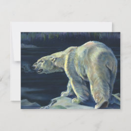 Vintager Polarbär, lebende Tiere der Arktis