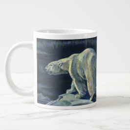 Vintager Polarbär, lebende Tiere der Arktis Jumbo-Tasse